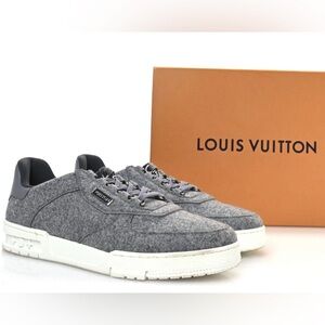 **SOLD** Louis Vuitton Wool Gray Trainer Sneakers